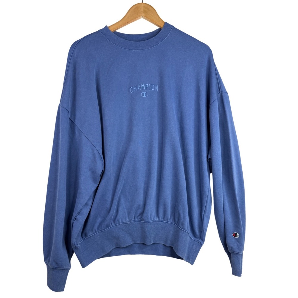 New Champion Vintage‎ Style Crewneck size Medium Seven Seas Blue